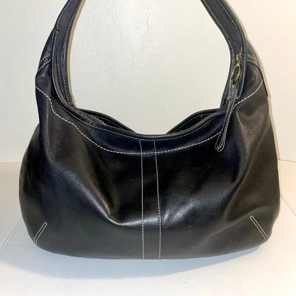 Coach Ergo Legacy Black Leather Shoulder Bag - Picture 3 of 11